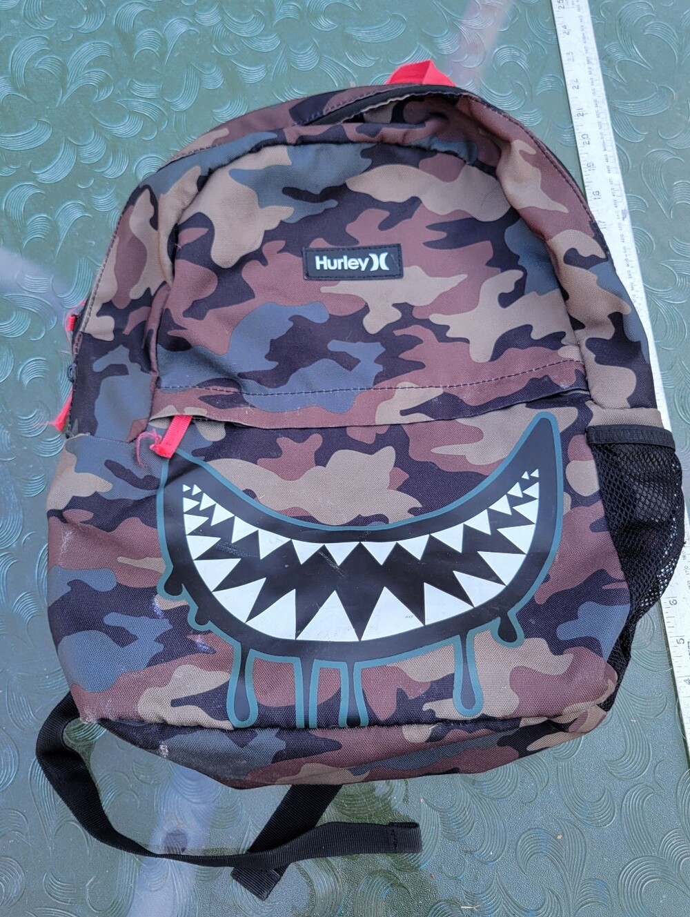 Hurley Camo Shark Backpack